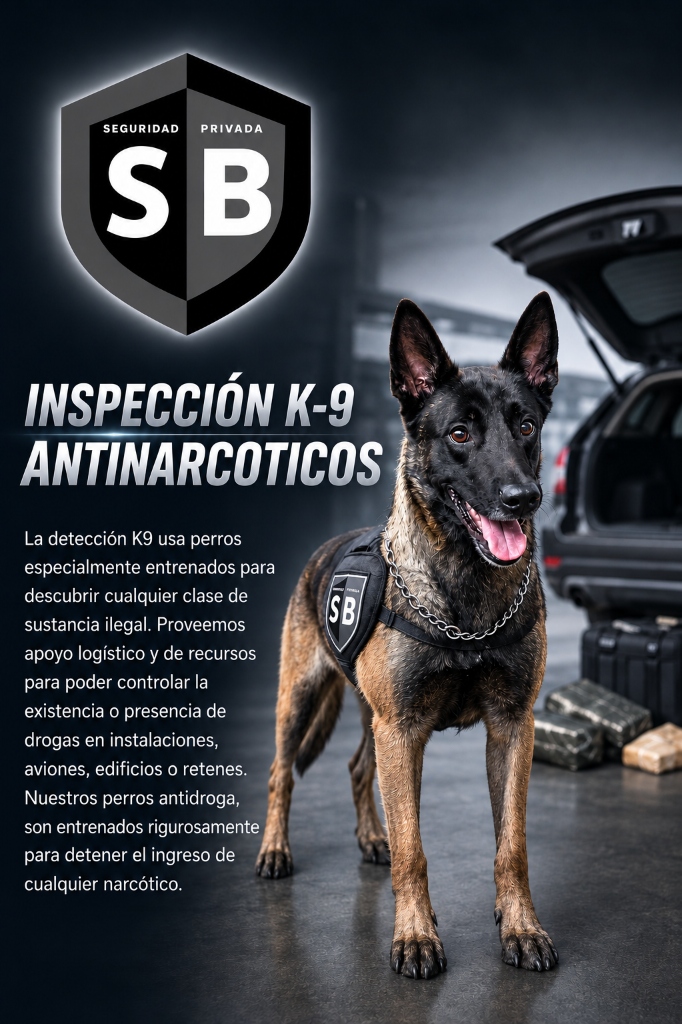 Inspección K-9 Antinarcóticos SB